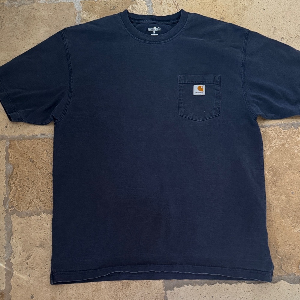 Carhartt short sleeve shirt -SZ L Blue
Q1